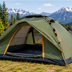 trailvora 4 person camping tent image 1