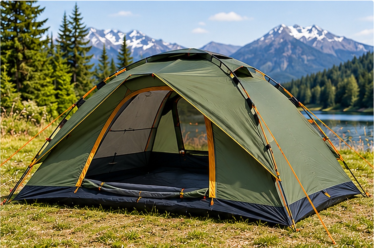 trailvora 4 person camping tent image 1