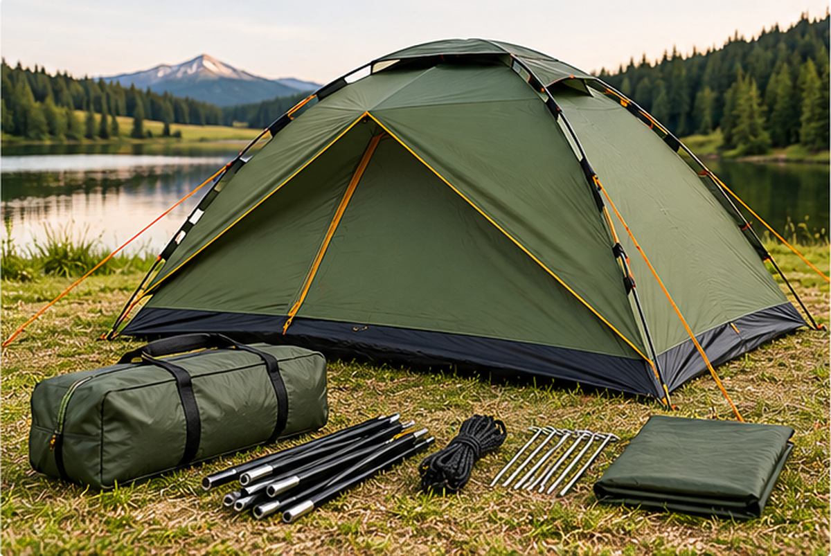 trailvora 4 person camping tent image 2